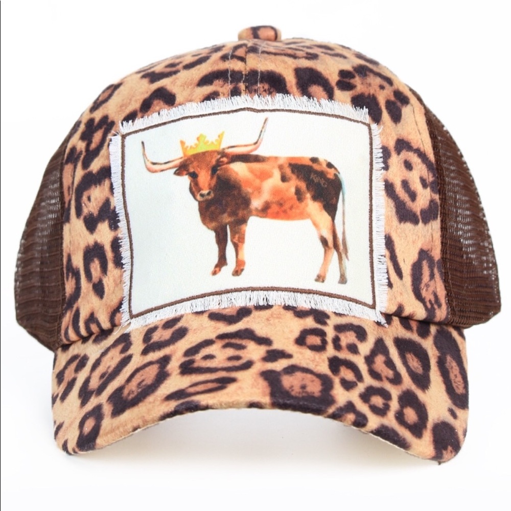 Leopard Cattle Cap
